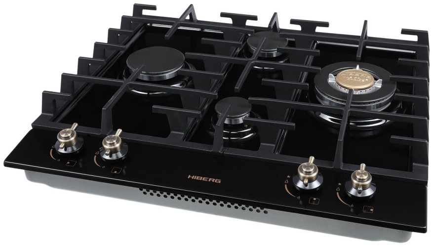 Газовая варочная панель Hiberg VS 6045 BR