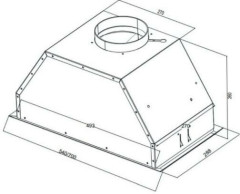 Встраиваемая вытяжка Kuppersberg INTRO 70 X