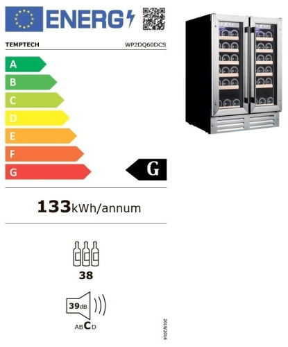 Винный шкаф Temptech WP2DQ60DCS