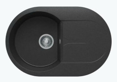 Кухонная мойка Polygran ATOL-760 №16 Черная