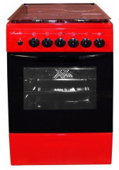 Комбинированная плита Лысьва ЭГ 1 3г14 МС 2у вишневый без крышки