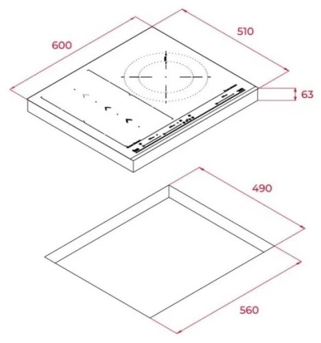 Индукционная варочная панель Teka IZS 67620 MST Black