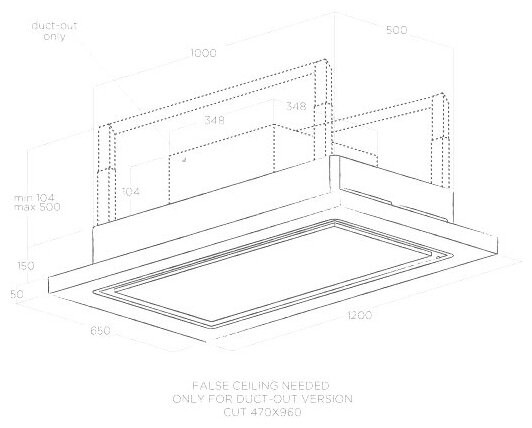 Островная вытяжка Elica Lullaby WH Wood/A/120