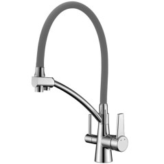 Смеситель для кухни Lemark Comfort LM3071C gray