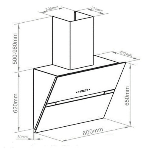 Кухонная вытяжка Kaiser AT 6407 FW