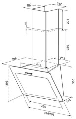 Кухонная вытяжка Kronasteel Liva S 500