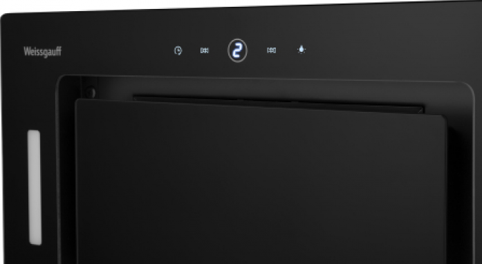 Встраиваемая вытяжка Weissgauff Aura 1350 BL Premium Touch Inverter WI-FI
