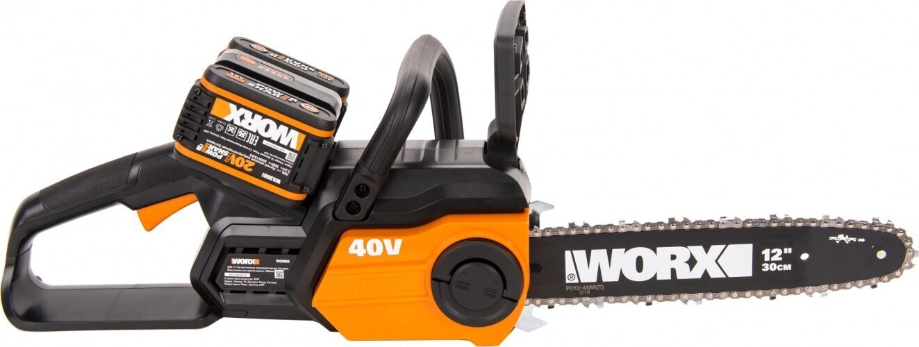 Аккумуляторная цепная пила Worx WG381E