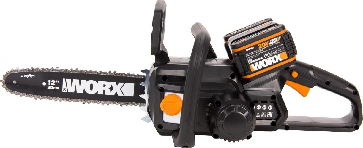 Аккумуляторная цепная пила Worx WG381E
