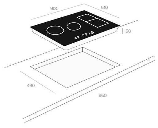 Индукционная варочная панель Teka IRF 9480 TFT