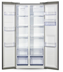 Холодильник Ginzzu NFK-467SBS сталь