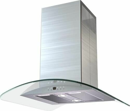 Кухонная вытяжка KRONA SHARLOTTA isola 600 inox glass 5P