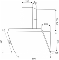 Кухонная вытяжка Exiteq EX 1126 white