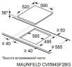 Индукционная варочная панель MAUNFELD CVI594SF2BG