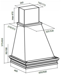 Кухонная вытяжка Lex Verona 600 white
