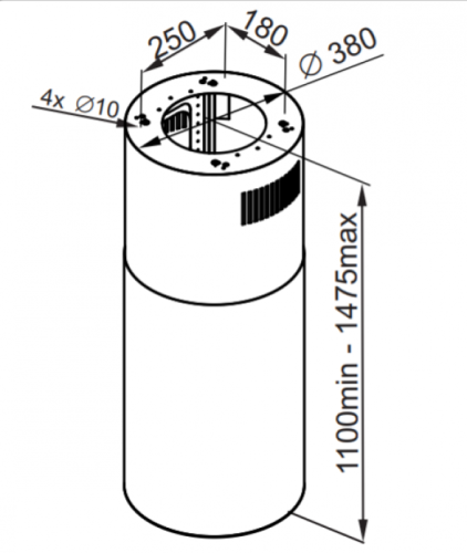 Островная вытяжка Maunfeld Lee Isla 39 медный КА-00015739