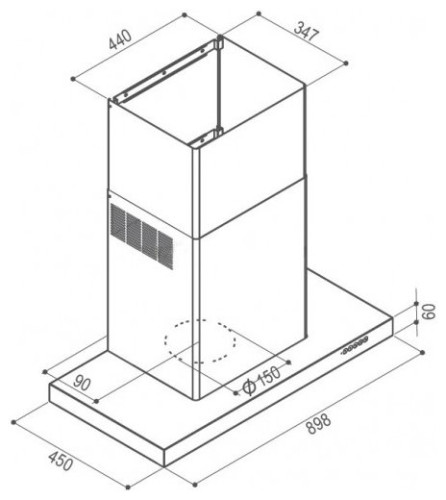 Кухонная вытяжка Faber Luft X A90