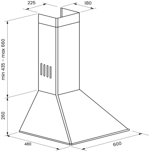 Кухонная вытяжка Kuppersberg Onda 60 BB