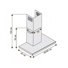Кухонная вытяжка Ciarko Top 90 Black