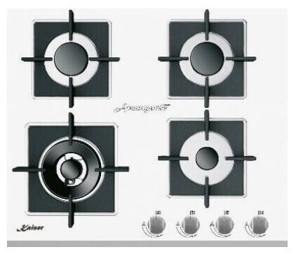 Газовая варочная панель Kaiser KCG 6382 W Turbo