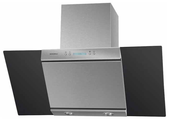 Кухонная вытяжка MAUNFELD Gloria 90 нержавеющая сталь/прозрачное стекло