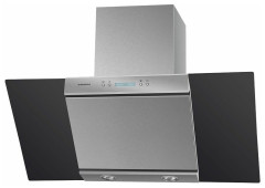 Кухонная вытяжка MAUNFELD Gloria 90 нержавеющая сталь/прозрачное стекло