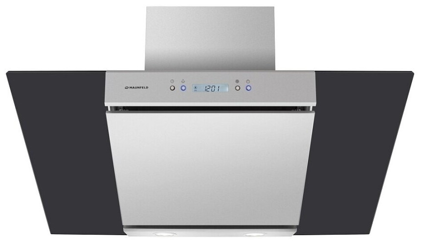 Кухонная вытяжка MAUNFELD Gloria 90 нержавеющая сталь/прозрачное стекло