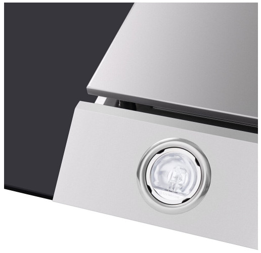 Кухонная вытяжка MAUNFELD Gloria 90 нержавеющая сталь/прозрачное стекло