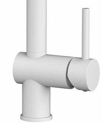 Смеситель для кухни Paffoni LIGHT белый матовый LIG285BO-MET