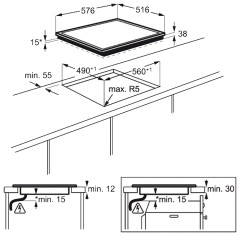 Электрическая варочная панель Electrolux CEE 6432 KX