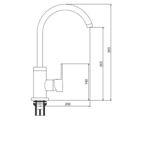 Смеситель для кухни Славен СЛ-ОД-Ц22