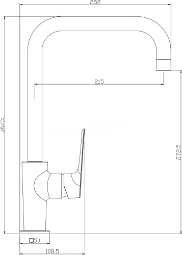 Смеситель для кухни Rossinka RS46-23