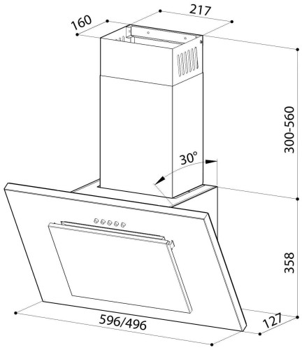 Кухонная вытяжка Lex MINI 500 Ivory