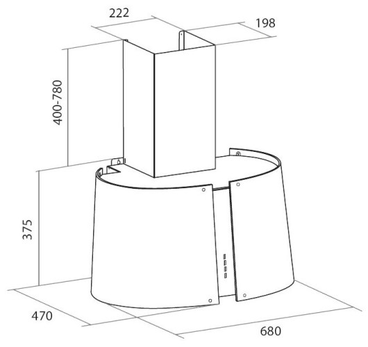 Кухонная вытяжка MAUNFELD SHEFFIELD 70