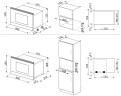 Встраиваемая микроволновая печь Smeg MP322X1
