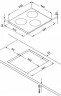 Индукционная варочная панель Korting HI 42031 BW
