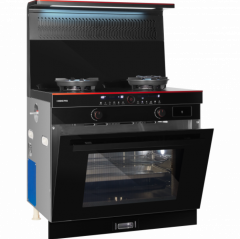 Газовая плита Hiberg S-FEG 92 с вытяжкой i-VM 9120