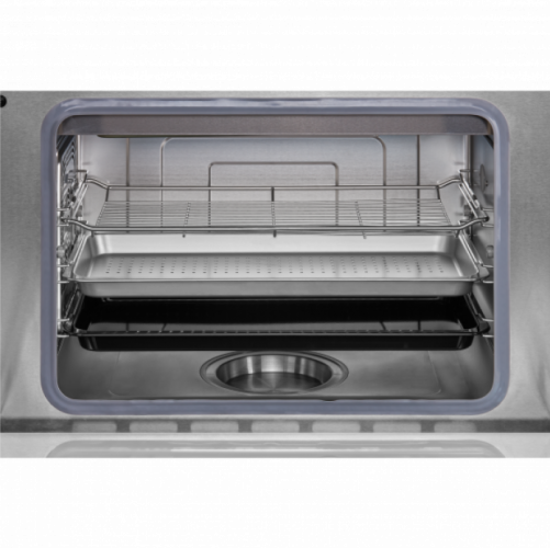 Газовая плита Hiberg S-FEG 92 с вытяжкой i-VM 9120