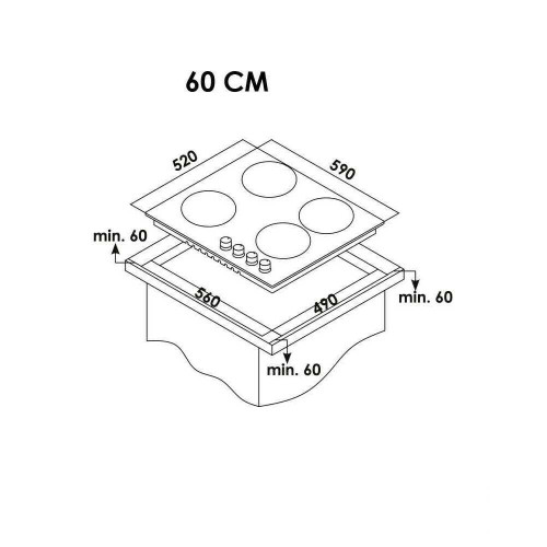 Индукционная варочная панель Smart Life KSL E6400iB