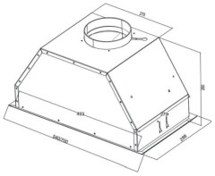 Встраиваемая вытяжка Kuppersberg INTRO 60 WHITE