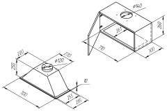 Встраиваемая вытяжка Kuppersberg INLINEA 70 X