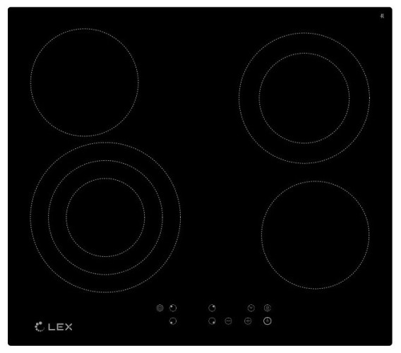 Электрическая варочная панель Lex EVH 642 2 BL