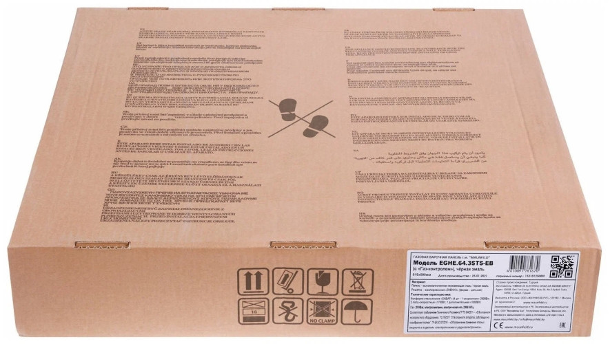 Газовая варочная панель Maunfeld EGHE.64.3STS-EB