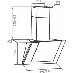 Кухонная вытяжка ZorG Titan 750 50 M черный
