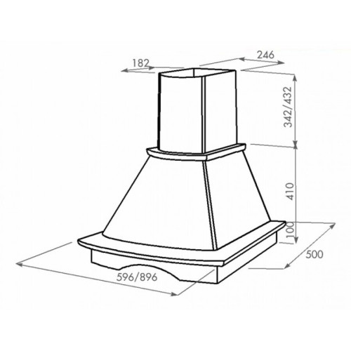 Кухонная вытяжка ZorG Tempo 750 90 M