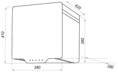 Кухонная вытяжка MAUNFELD BOX QUADRO 40