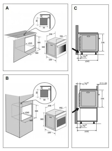 Электрический духовой шкаф De Dietrich DOE 7210 BM