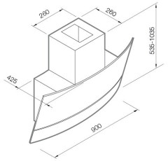 Кухонная вытяжка Graude DH 90.2 G