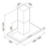 Островная вытяжка Falmec Plane Isola 120 Inox 800