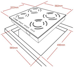 Электрическая варочная панель Ginzzu HCI-479